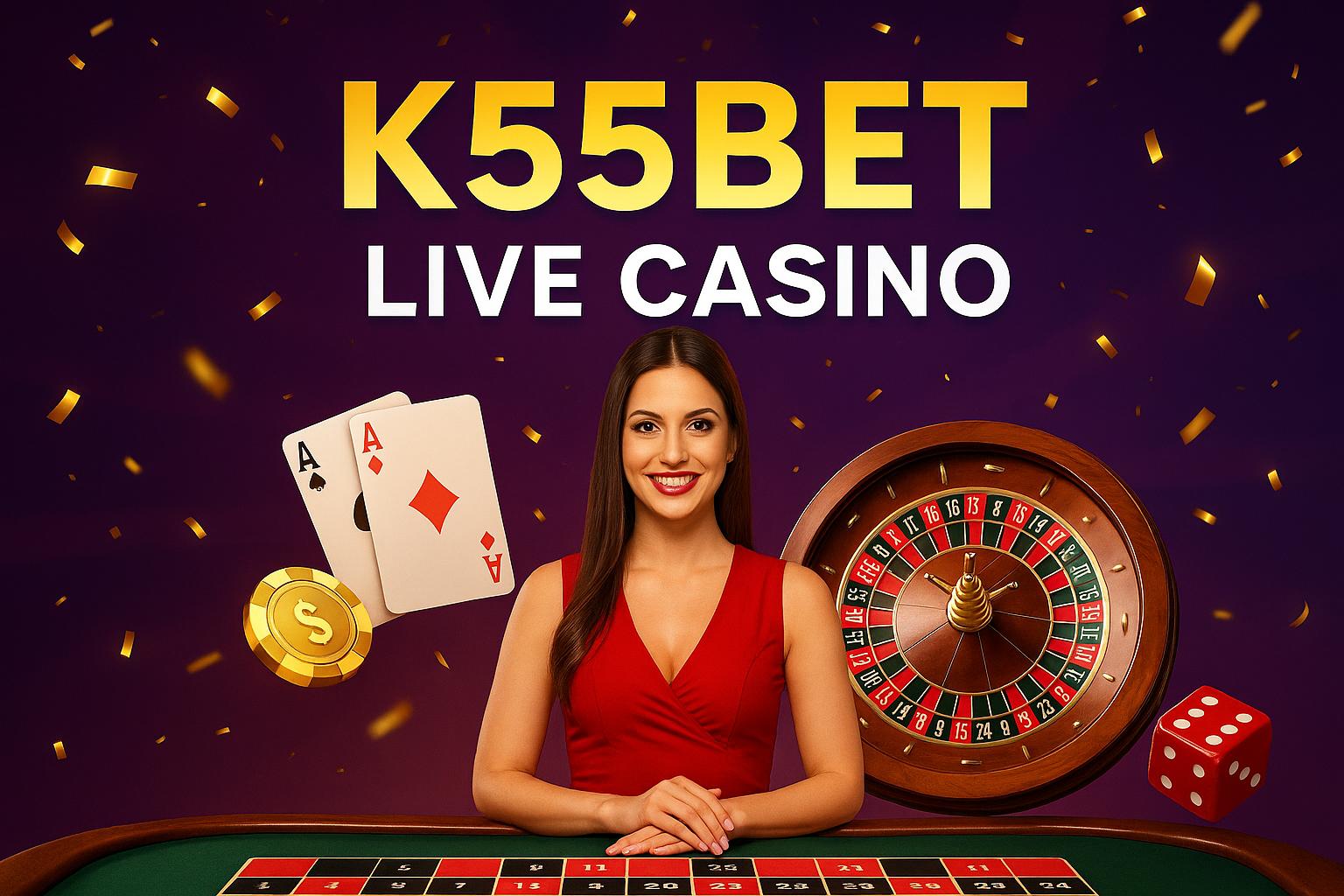 O K55BET Live Casino lança promoções regularmente