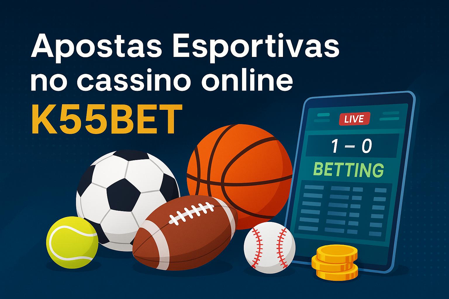 Aposte em apostas esportivas no cassino online K55BET